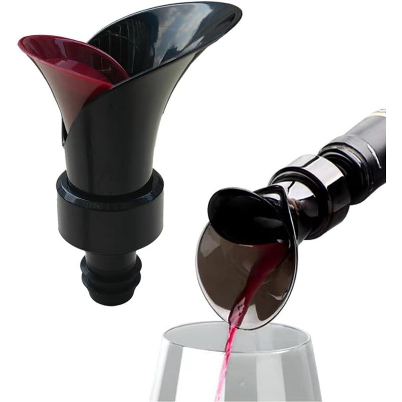 2-in-1 Wine Aerator Pourer & Bottle Stopper