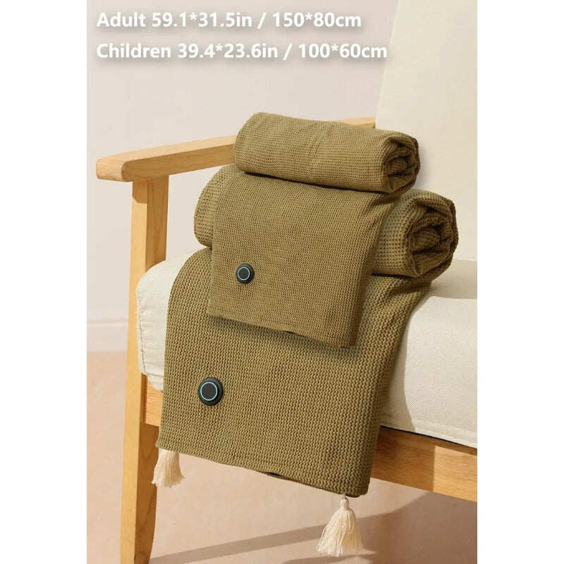 Portable Heated Blanket Shawl