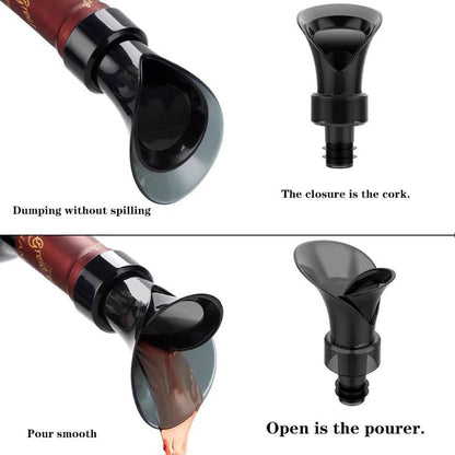 2-in-1 Wine Aerator Pourer & Bottle Stopper