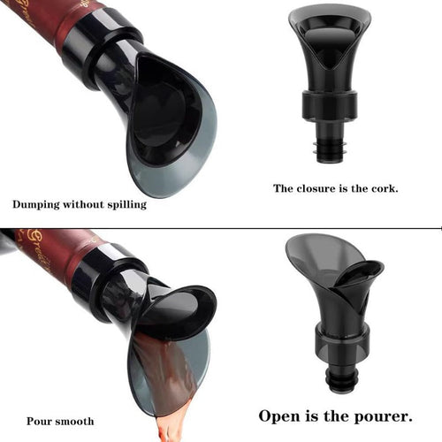 2-in-1 Wine Aerator Pourer & Bottle Stopper