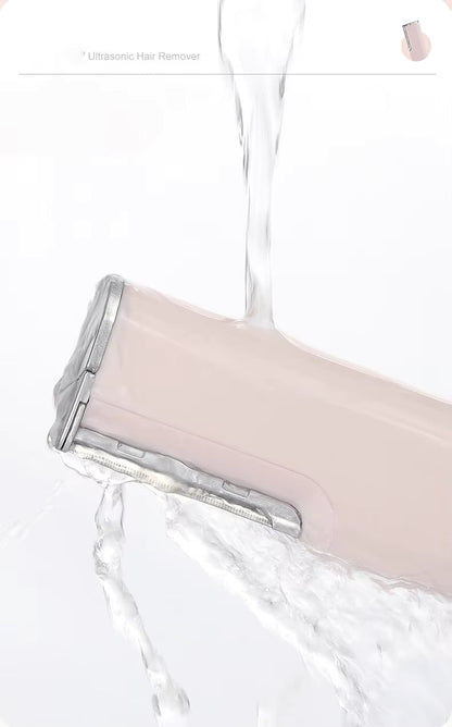Gentle Exfoliating Facial Hair Removal Tool Ultrasonic Shaver
