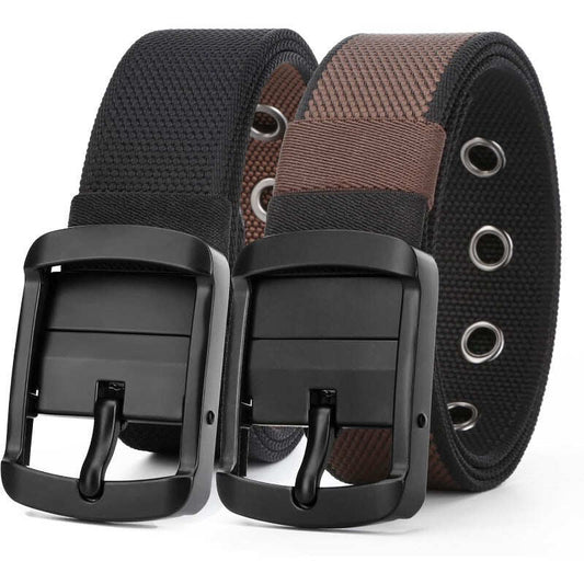 Reversible Nylon Tactical Belt ✦ Dual-Color Quick-Release Webbing