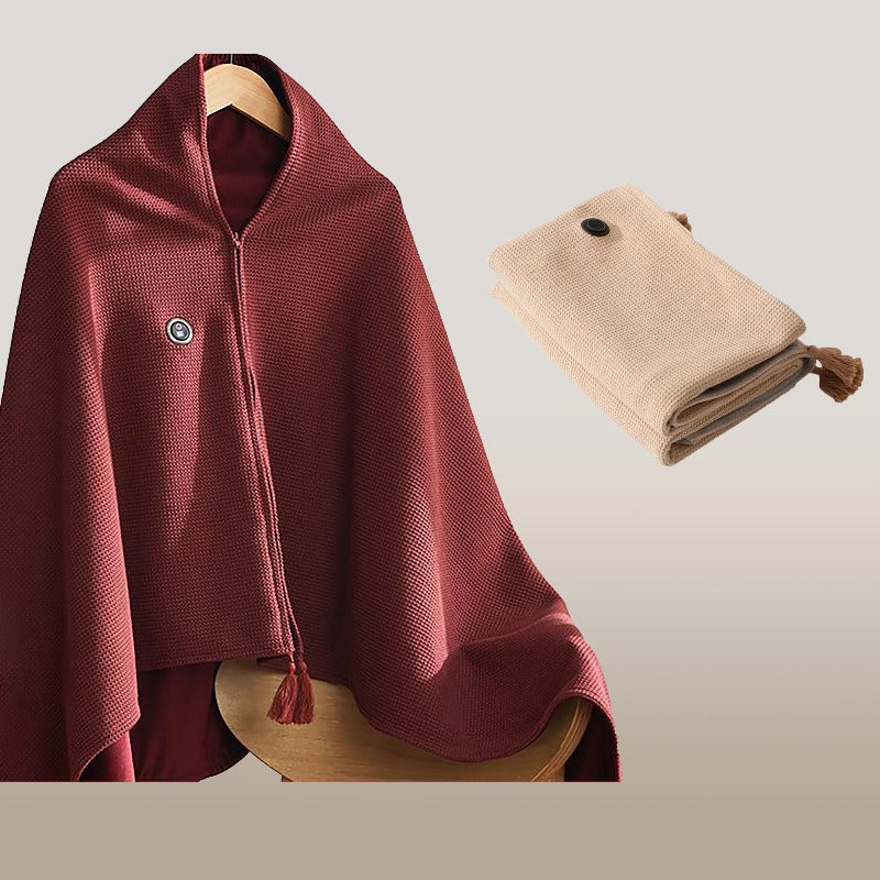 Portable Heated Blanket Shawl