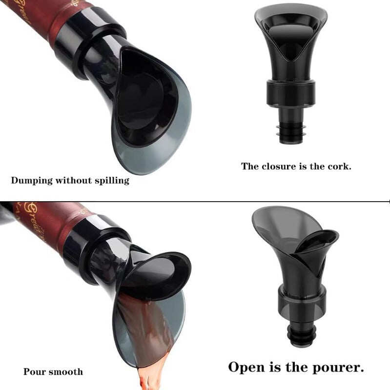 2-in-1 Wine Aerator Pourer & Bottle Stopper
