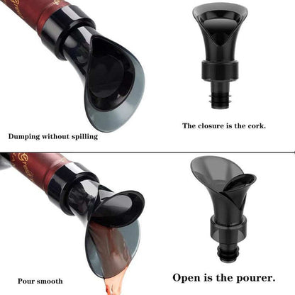 2-in-1 Wine Aerator Pourer & Bottle Stopper