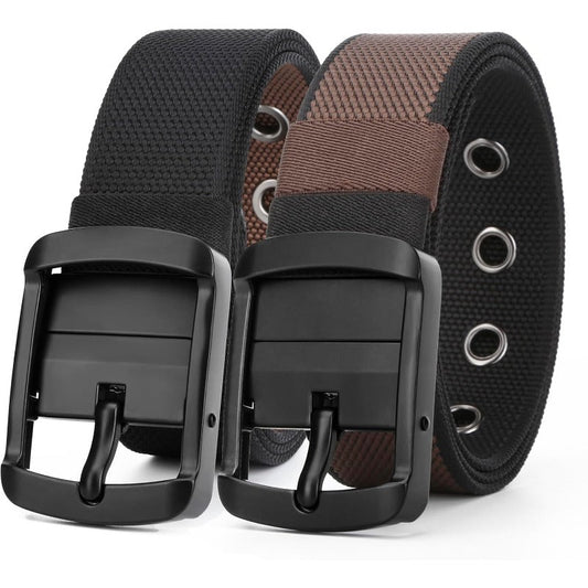 Reversible Nylon Tactical Belt ✦ Dual-Color Quick-Release Webbing