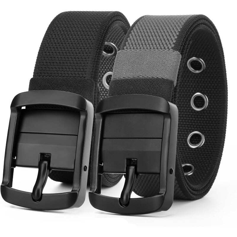 Reversible Nylon Tactical Belt ✦ Dual-Color Quick-Release Webbing