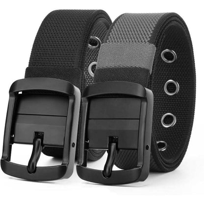 Reversible Nylon Tactical Belt ✦ Dual-Color Quick-Release Webbing