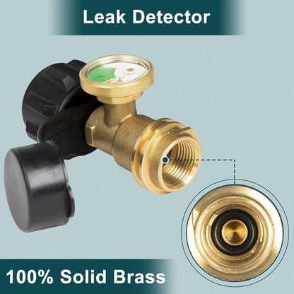 Luminous Propane Tank Gauge – Universal Fit with Leak Detector