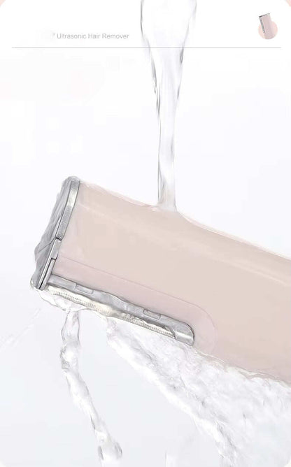 Gentle Exfoliating Facial Hair Removal Tool Ultrasonic Shaver