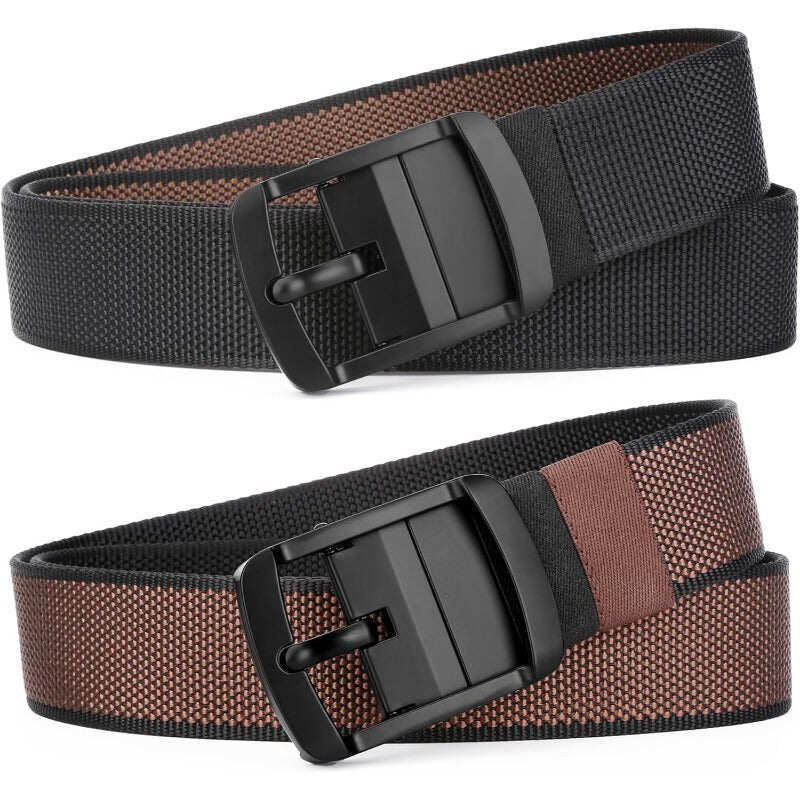Reversible Nylon Tactical Belt ✦ Dual-Color Quick-Release Webbing