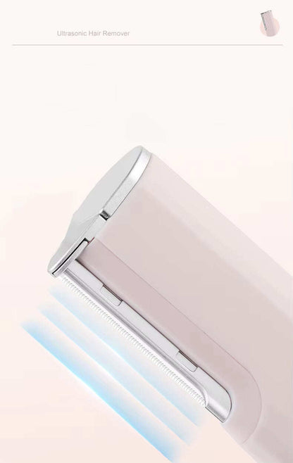 Gentle Exfoliating Facial Hair Removal Tool Ultrasonic Shaver