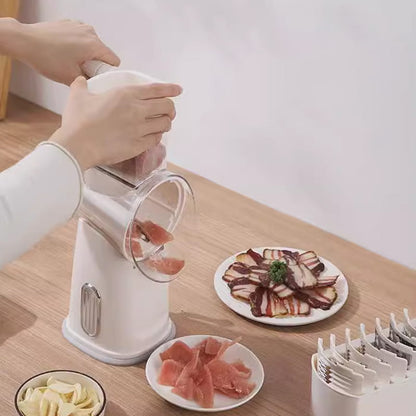 Hot Sale Multifunctional Rotary Vegetable Grater with Handle