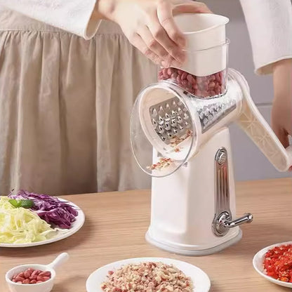 Hot Sale Multifunctional Rotary Vegetable Grater with Handle