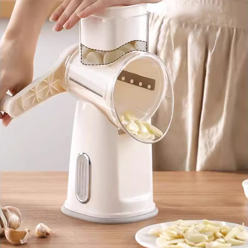 Hot Sale Multifunctional Rotary Vegetable Grater with Handle