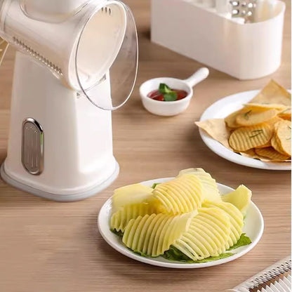 Hot Sale Multifunctional Rotary Vegetable Grater with Handle