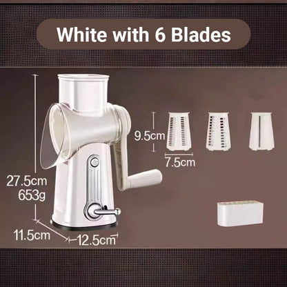 Hot Sale Multifunctional Rotary Vegetable Grater with Handle